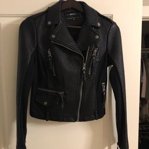 BNCI by Blanc Noir faux leather moto jacket